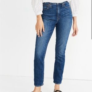 Madewell High Rise Slim Cropped Boyjean, 27